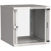 Шкаф LINEA WE 9U 600х450мм стекл. дверь сер. ITK LWE3-09U64-GF