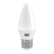 Лампа светодиодная 9Вт C35 свеча 4000К нейтр. бел. E27 230В IEK LLE-C35-9-230-40-E27