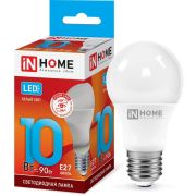 Лампа светодиодная LED-A60-VC 10Вт грушевидная 4000К нейтр. бел. E27 950лм 230В IN HOME 4690612020211