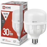 Лампа светодиодная высокомощная LED-HP-PRO 30Вт цилиндр 4000К нейтр. бел. E27 2850лм 230В IN HOME 4690612031071
