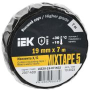 Изолента Х/Б 19мм 7м MIXTAPE 5 IEK UIZ20-19-07-K02
