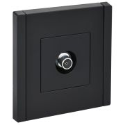 Розетка TV оконечная FORTE&PIANO FP128 черн. IEK FP-A10-O-K02