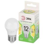 Лампа светодиодная GREEN LINE P45-12W-830-E27 GL 12Вт шар 3000К свет тепл. E27 Эра Б0067015