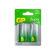 Элемент питания алкалиновый D/LR20 1.5В Super Alkaline G-Tech 13AA21-2CRSBC2 20/160 (блист.2шт) GP 1225