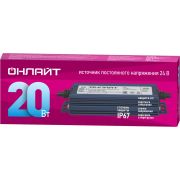 Драйвер для светодиодной ленты 90 647 OD-P20-IP67-24V ОНЛАЙТ 90647