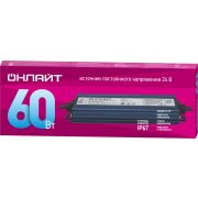 Драйвер для светодиодной ленты 90 650 OD-P60-IP67-24V ОНЛАЙТ 90650