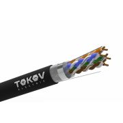 Кабель витая пара SF/UTP 4х2х24AWG(0.52мм) кат.5E outdoor Fluke tested (м) PRO TOKOV ELECTRIC TKP-C05-SF/UTP-42-5E-305-OD