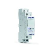 Контактор модульный 18мм 16А 230В АС 1НО 1НЗ PRIZMA TOKOV ELECTRIC TKE-PZ-MC-1-16-230-11