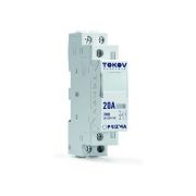 Контактор модульный 18мм 20А 230В АС 2НО PRIZMA TOKOV ELECTRIC TKE-PZ-MC-1-20-230-20