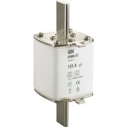 Вставка плавкая ППНИ-37 125А габарит 2 IEK DPP40-125
