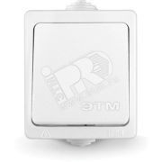 Выключатель 1-кл. ОП Аллегро 10А IP54 бел. UNIVersal 5563460