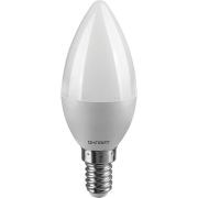 Лампа светодиодная 71 633 OLL-C37-8-230-4K-E14-FR 8Вт свеча 4000К нейтр. бел. E14 800лм 176-264В ОНЛАЙТ 71633