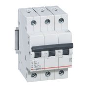 Выключатель автоматический модульный 3п C 25А 4.5кА RX3 ИЭК Leg 419710